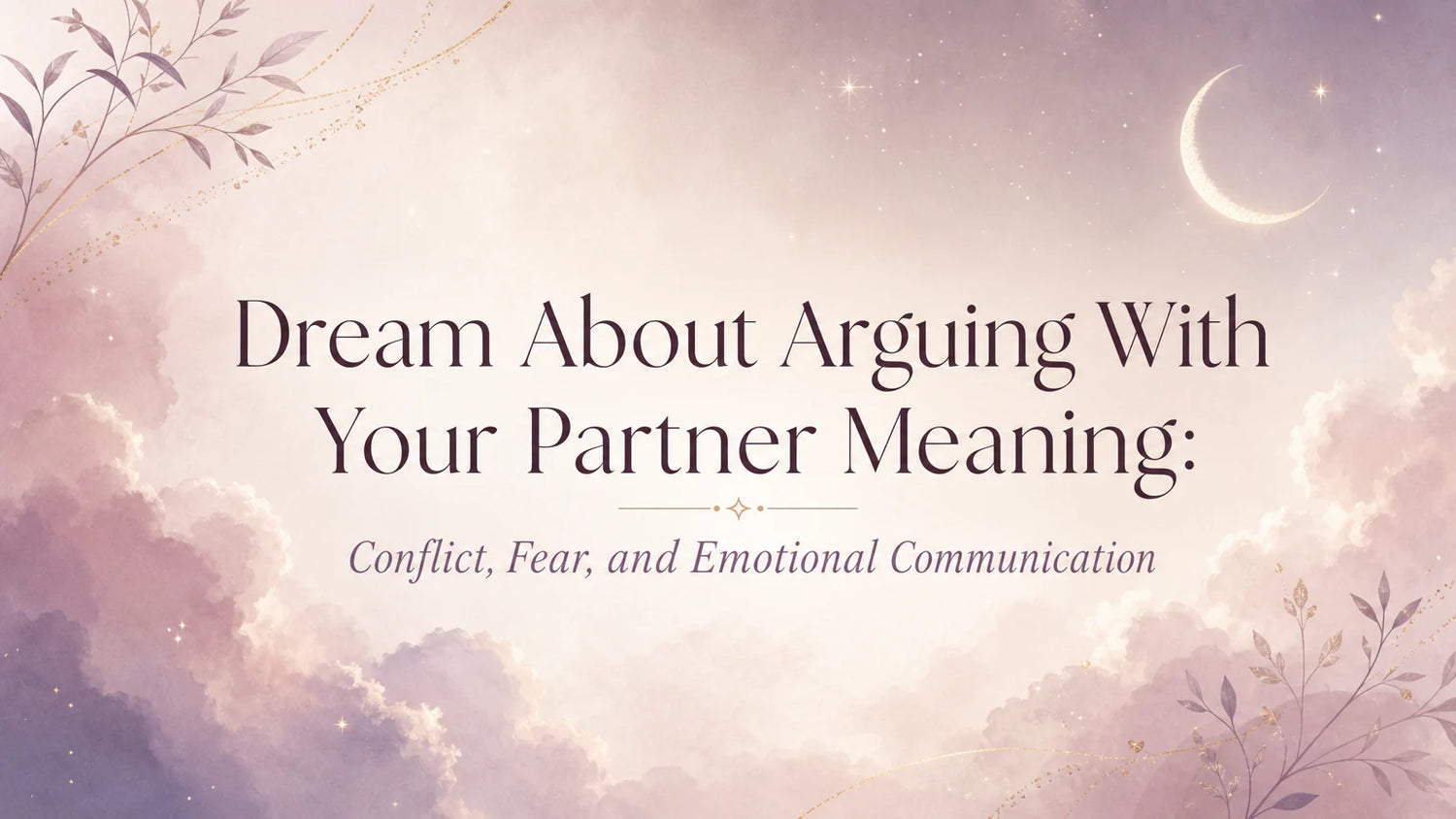 Dream About Arguing With Your Partner Meaning: Conflict, Fear, and Emotional Communication