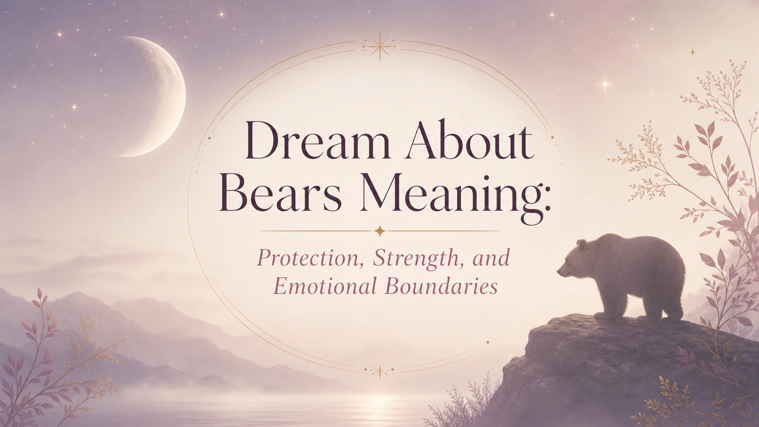 Dream About Bears Meaning: Protection, Strength, and Emotional Boundaries