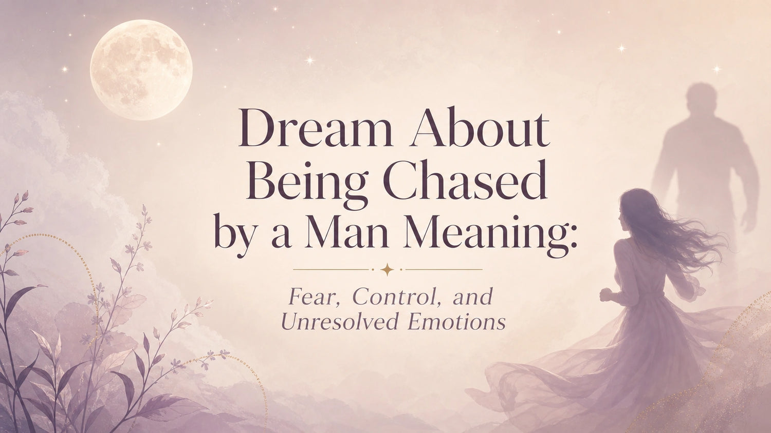 Dream About Being Chased by a Man Meaning: Fear, Control, and Unresolved Emotions