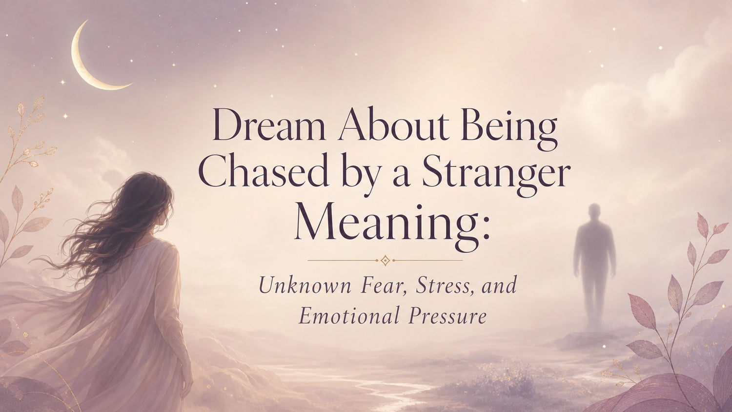 Dream About Being Chased by a Stranger Meaning: Unknown Fear, Stress, and Emotional Pressure