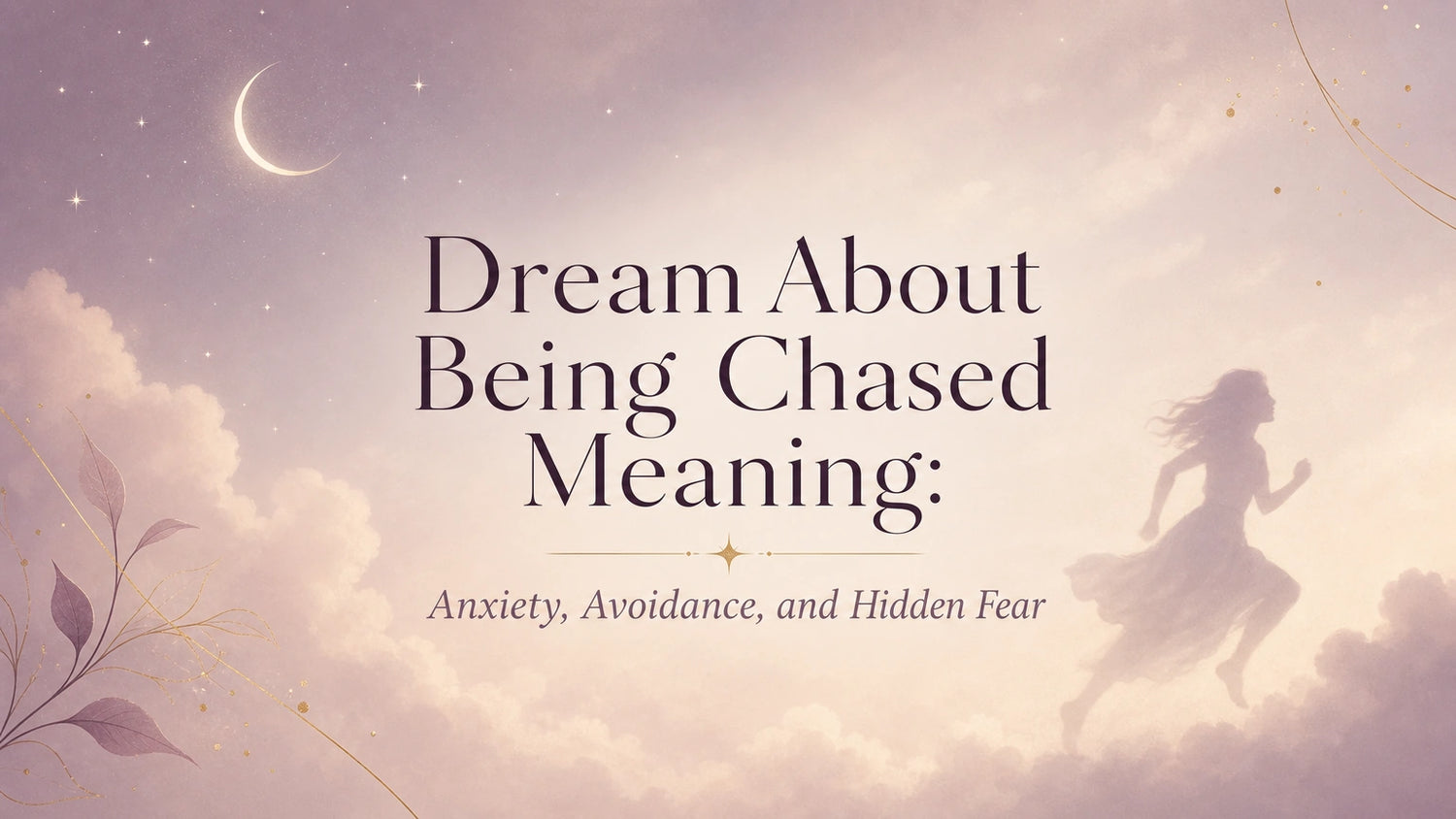 Dream About Being Chased Meaning: Anxiety, Avoidance, and Hidden Fear