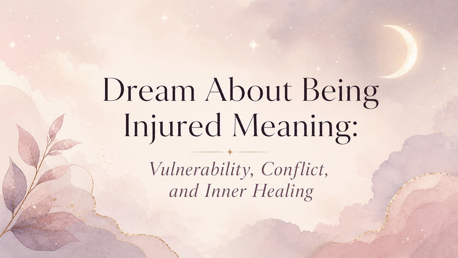 Dream About Being Injured Meaning: Vulnerability, Conflict, and Inner Healing
