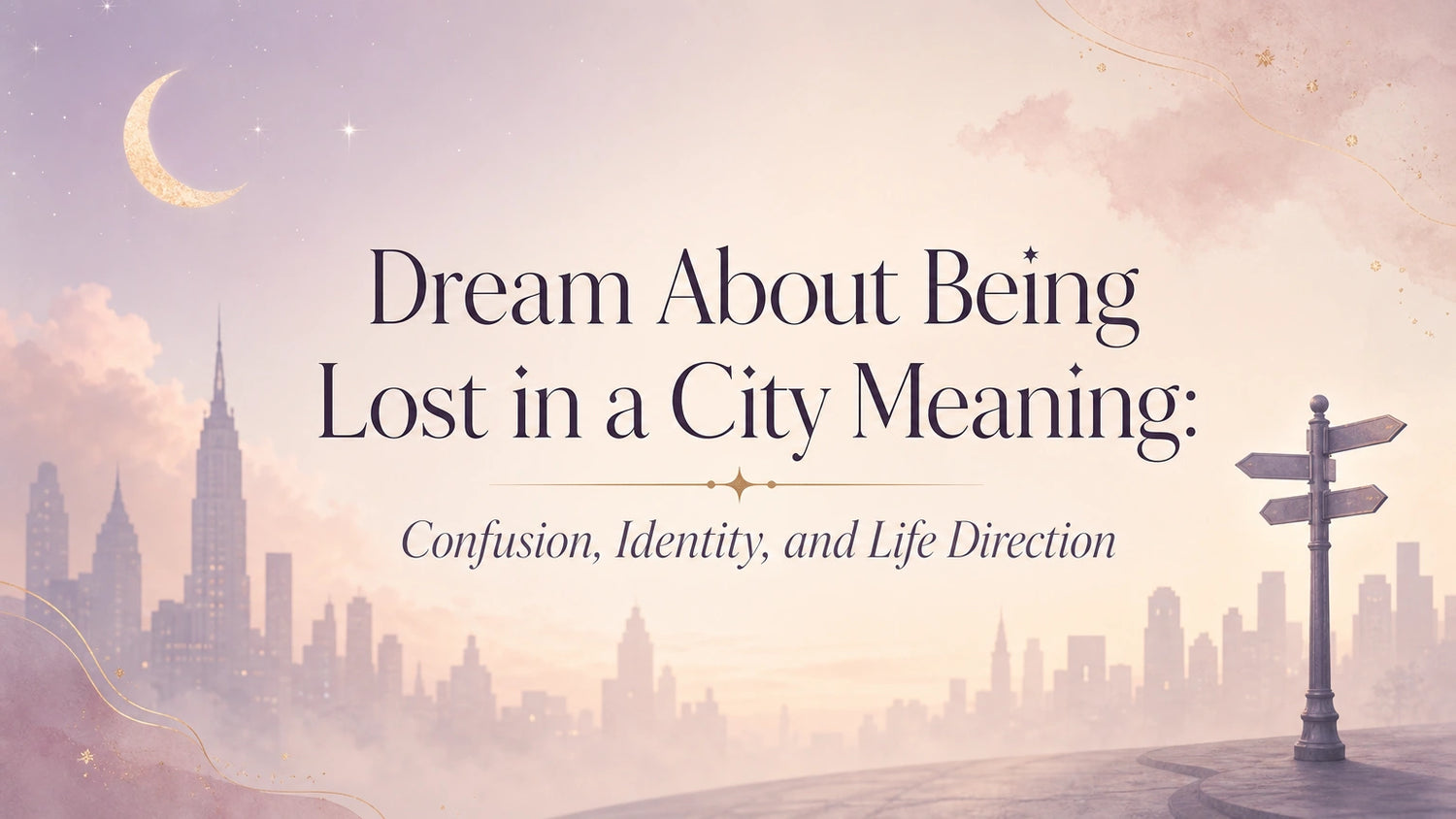 Dream About Being Lost in a City Meaning: Confusion, Identity, and Life Direction
