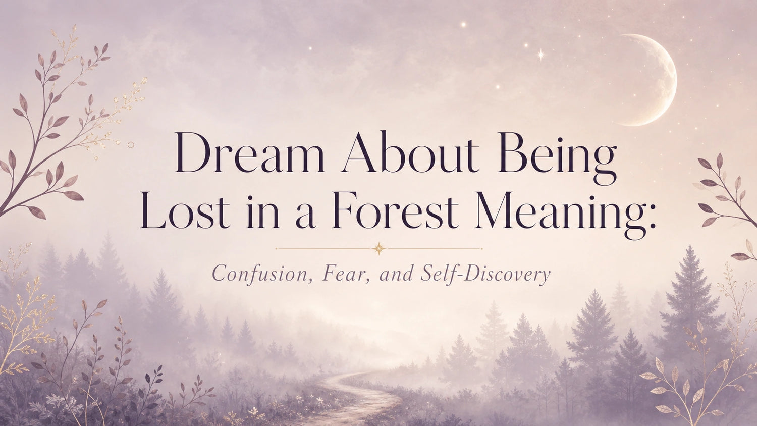 Dream About Being Lost in a Forest Meaning: Confusion, Fear, and Self-Discovery