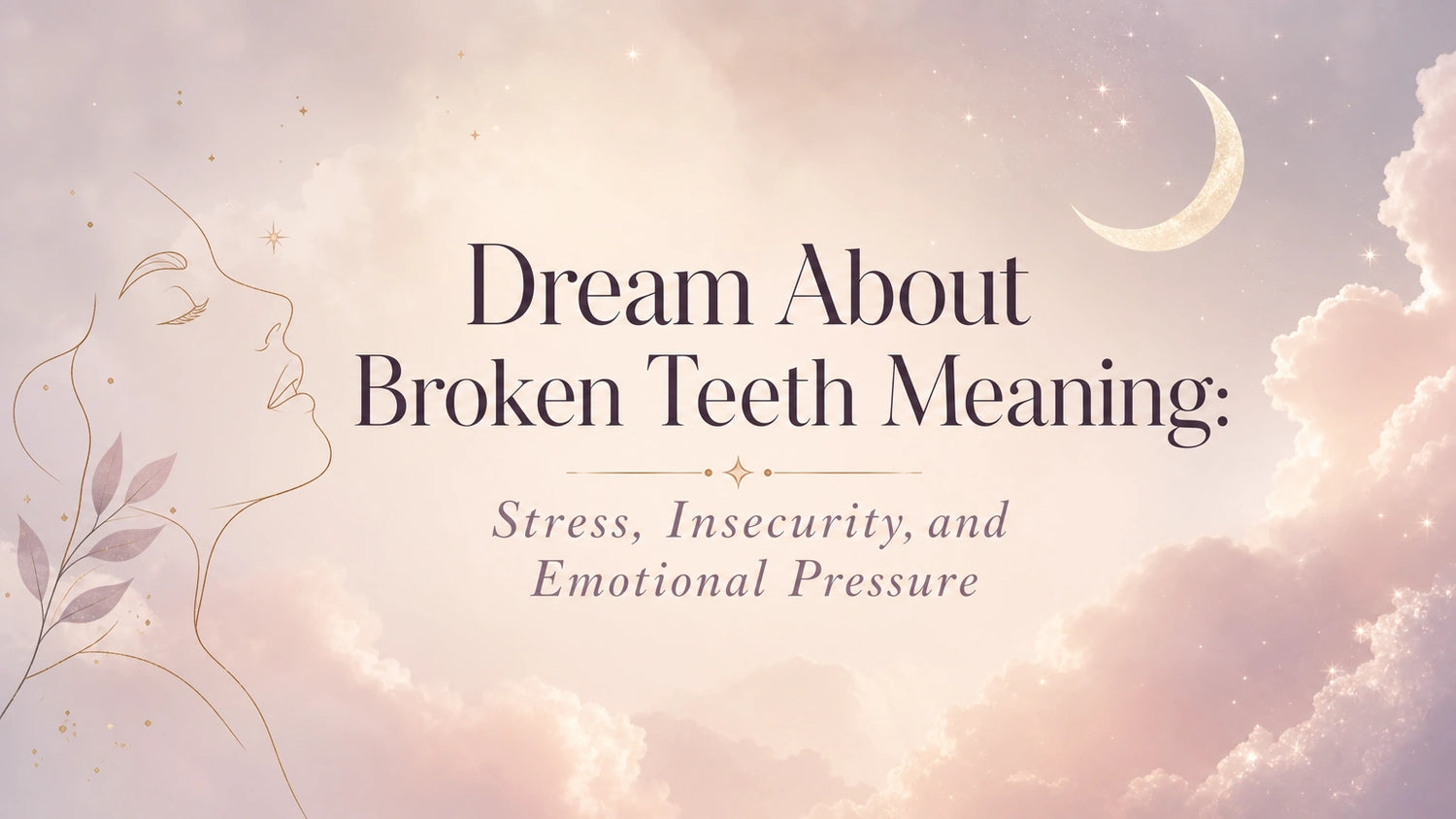 Dream About Broken Teeth Meaning: Stress, Insecurity, and Emotional Pressure
