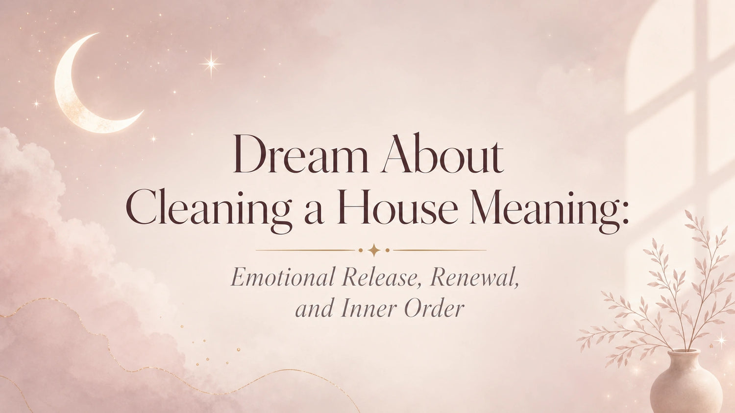 Dream About Cleaning a House Meaning: Emotional Release, Renewal, and Inner Order