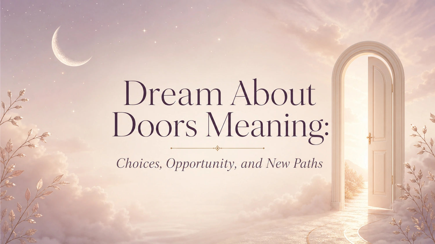 Dream About Doors Meaning: Choices, Opportunity, and New Paths