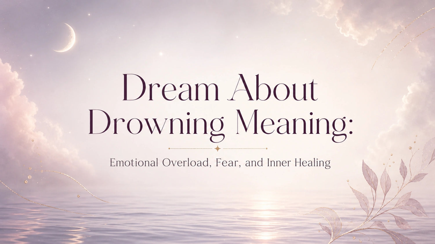 Dream About Drowning Meaning: Emotional Overload, Fear, and Inner Healing