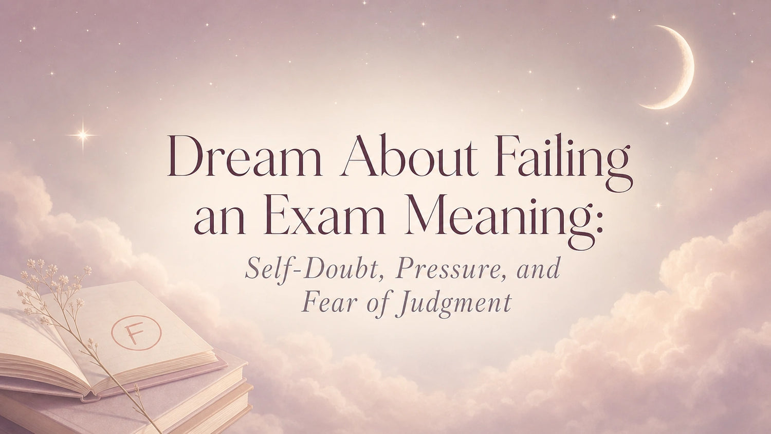 Dream About Failing an Exam Meaning: Self-Doubt, Pressure, and Fear of Judgment