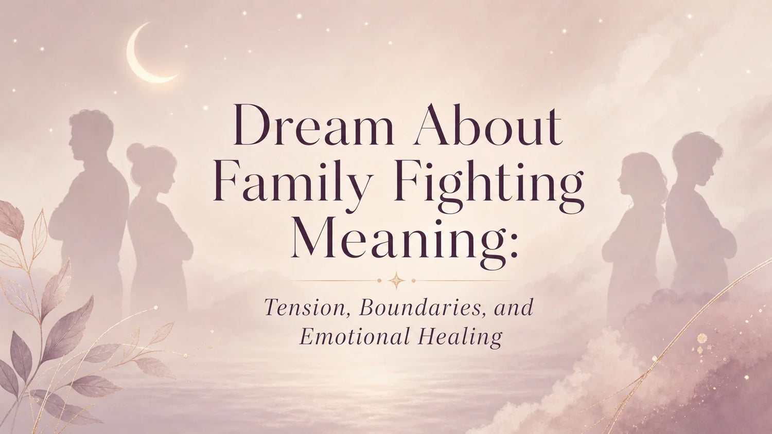 Dream About Family Fighting Meaning: Tension, Boundaries, and Emotional Healing