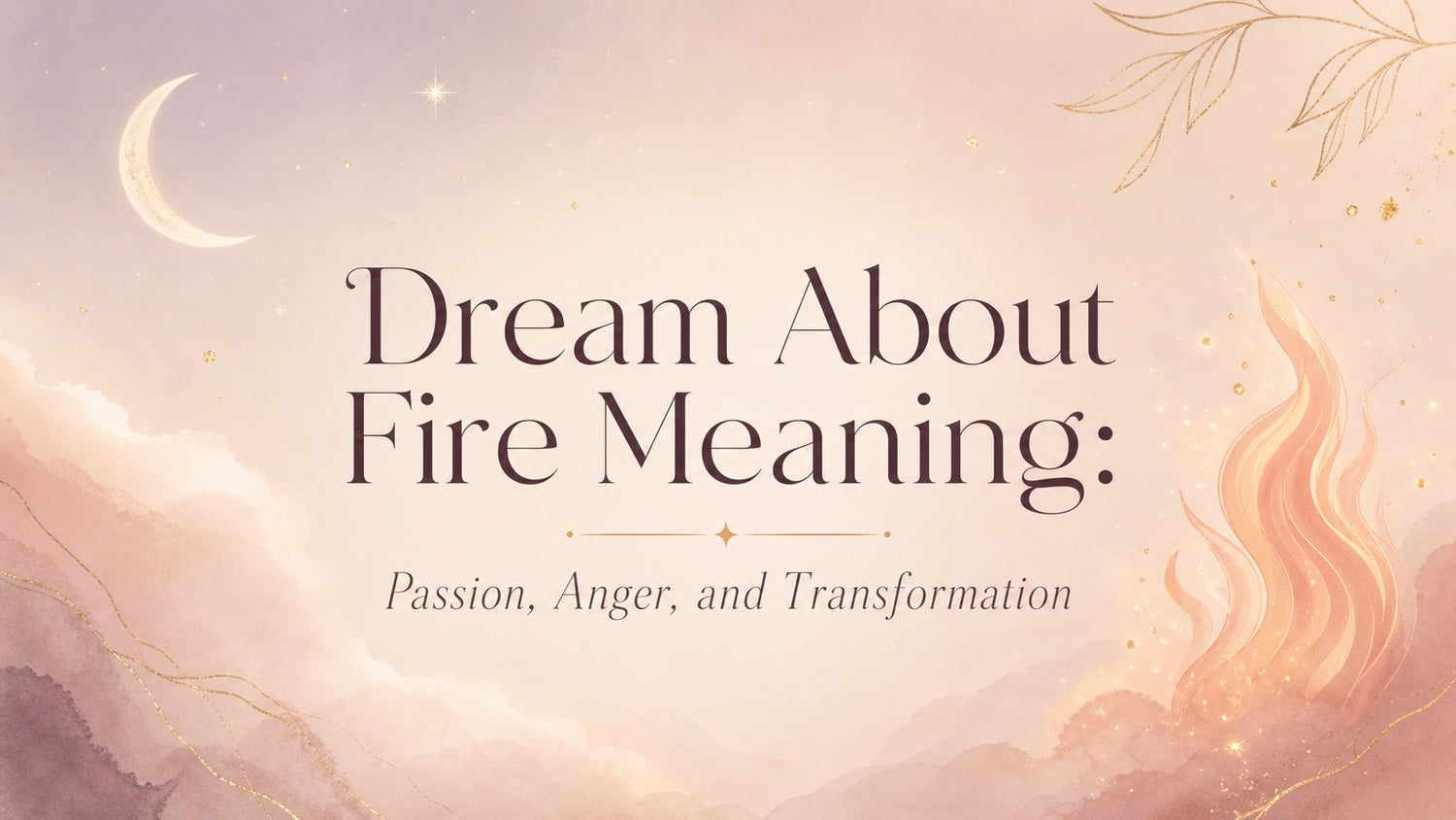 Dream About Fire Meaning: Passion, Anger, and Transformation