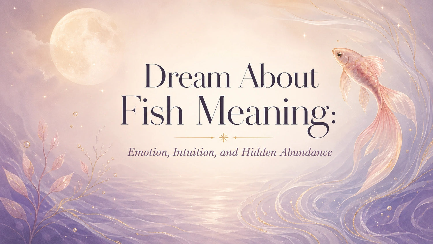Dream About Fish Meaning: Emotion, Intuition, and Hidden Abundance