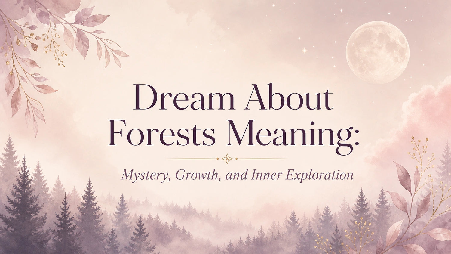 Dream About Forests Meaning: Mystery, Growth, and Inner Exploration