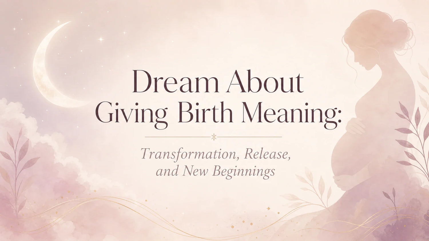 Dream About Giving Birth Meaning: Transformation, Release, and New Beginnings