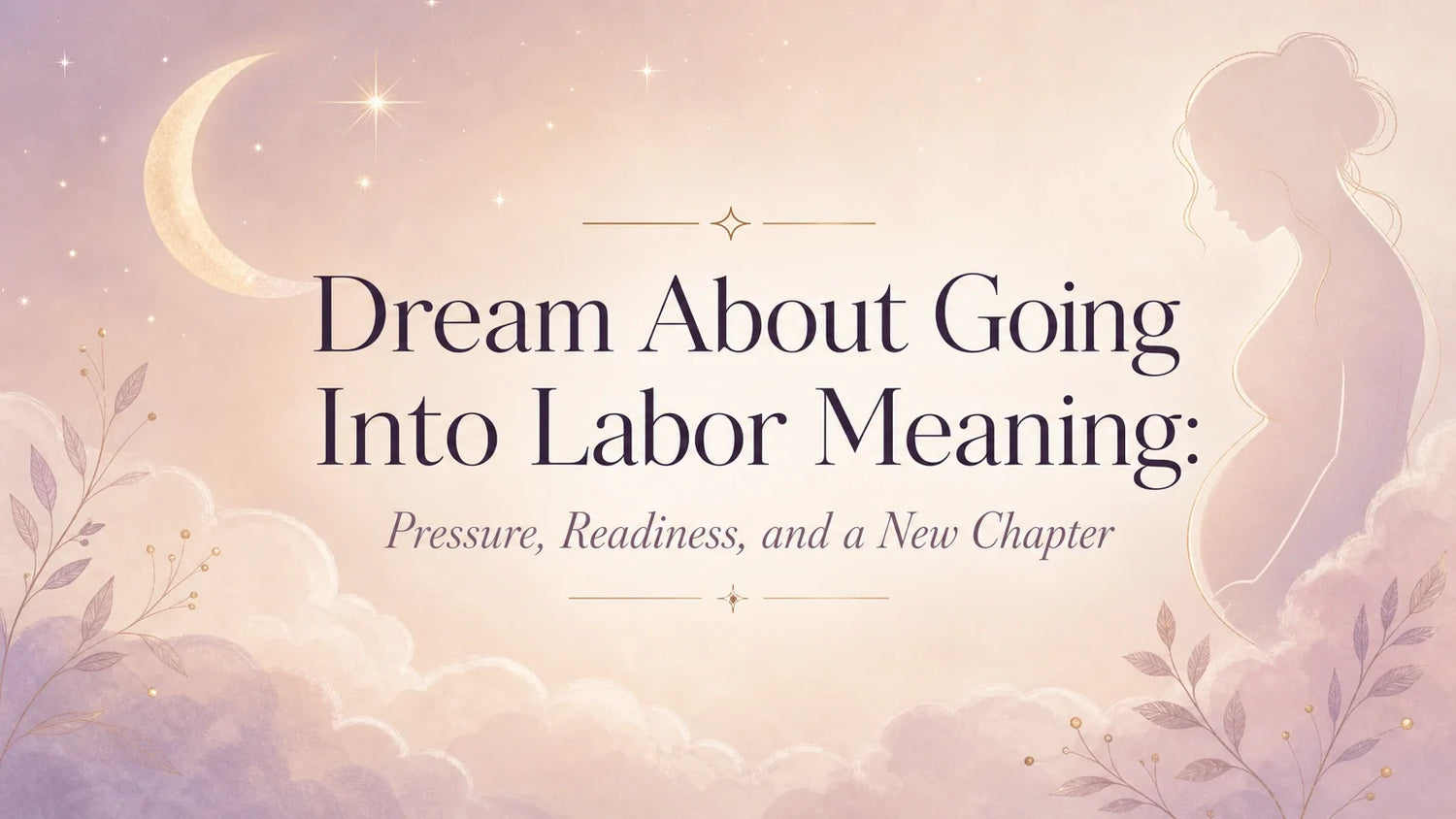 Dream About Going Into Labor Meaning: Pressure, Readiness, and a New Chapter