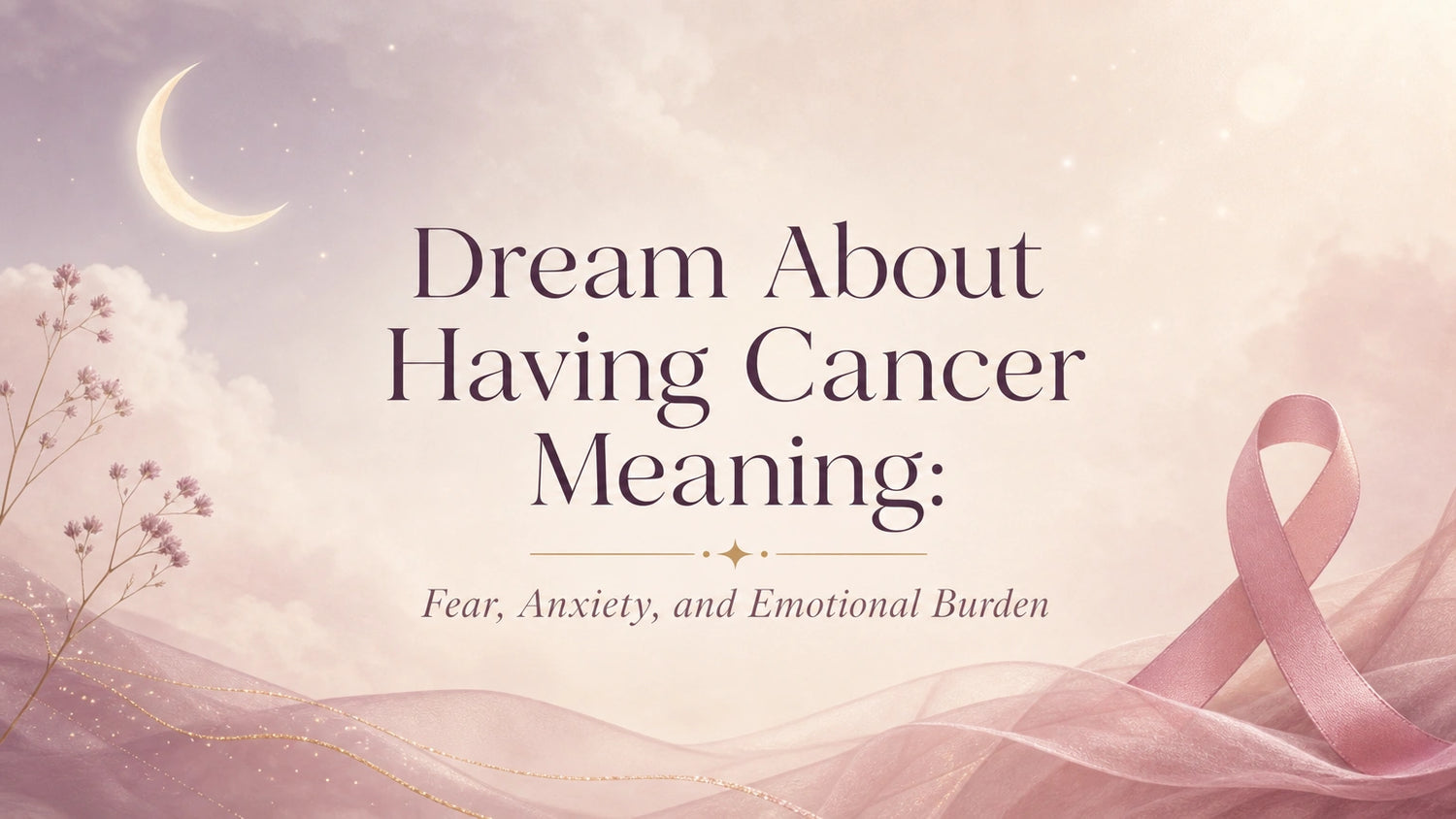 Dream About Having Cancer Meaning: Fear, Anxiety, and Emotional Burden