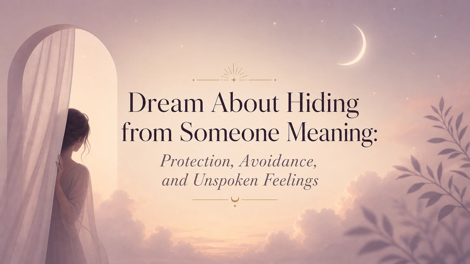 Dream About Hiding from Someone Meaning: Protection, Avoidance, and Unspoken Feelings