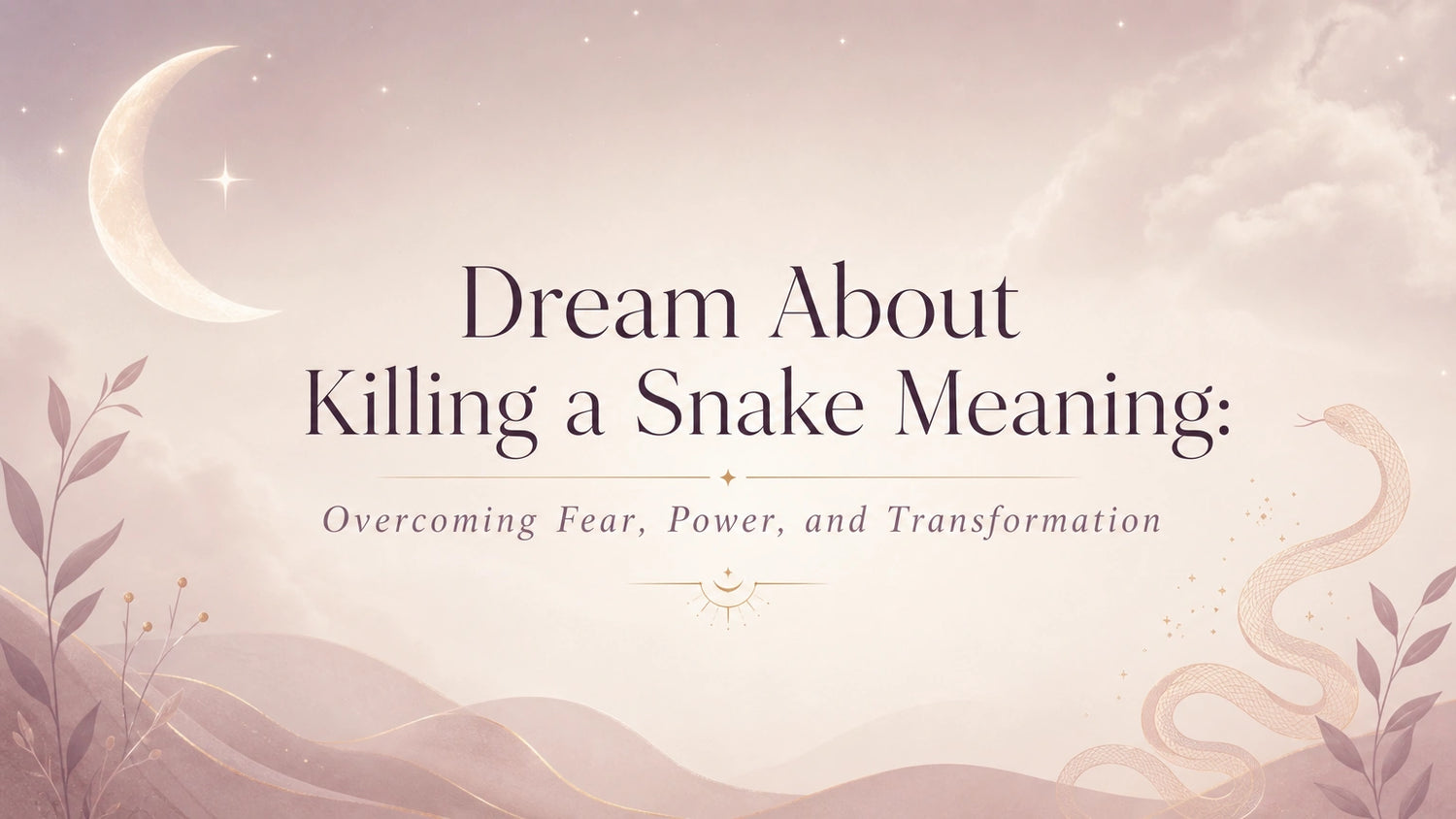 Dream About Killing a Snake Meaning: Overcoming Fear, Power, and Transformation