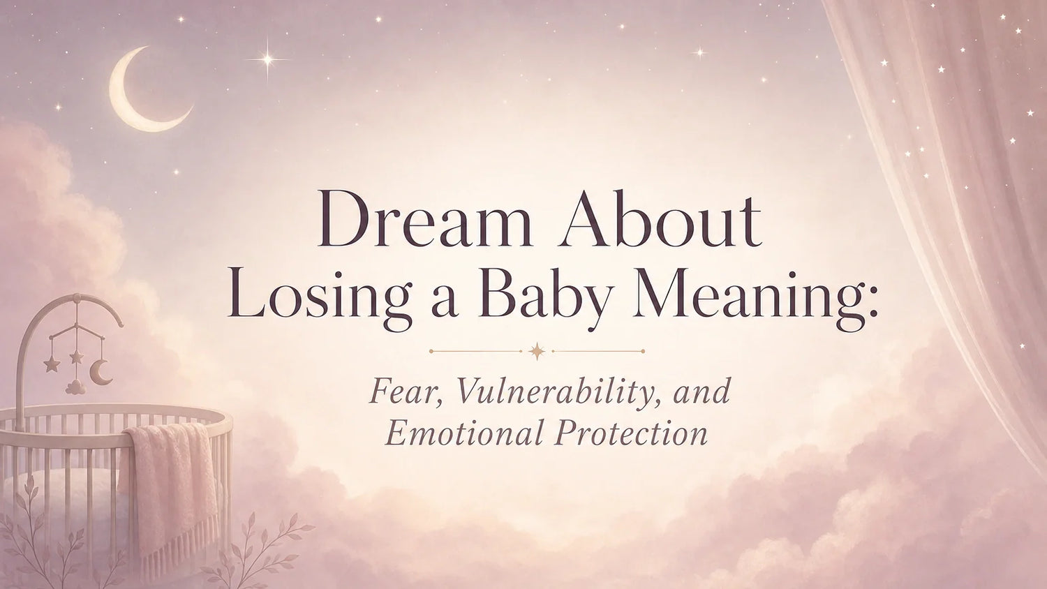 Dream About Losing a Baby Meaning: Fear, Vulnerability, and Emotional Protection