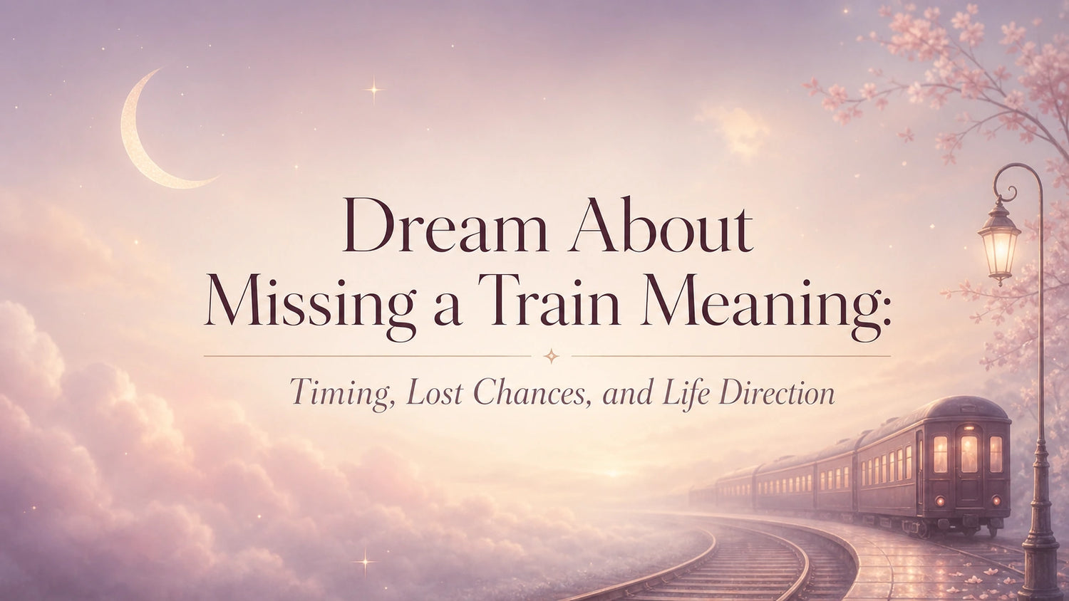 Dream About Missing a Train Meaning: Timing, Lost Chances, and Life Direction