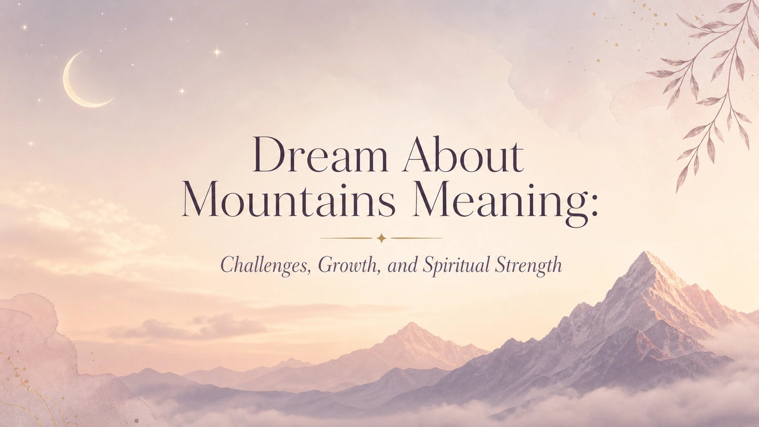 Dream About Mountains Meaning: Challenges, Growth, and Spiritual Strength