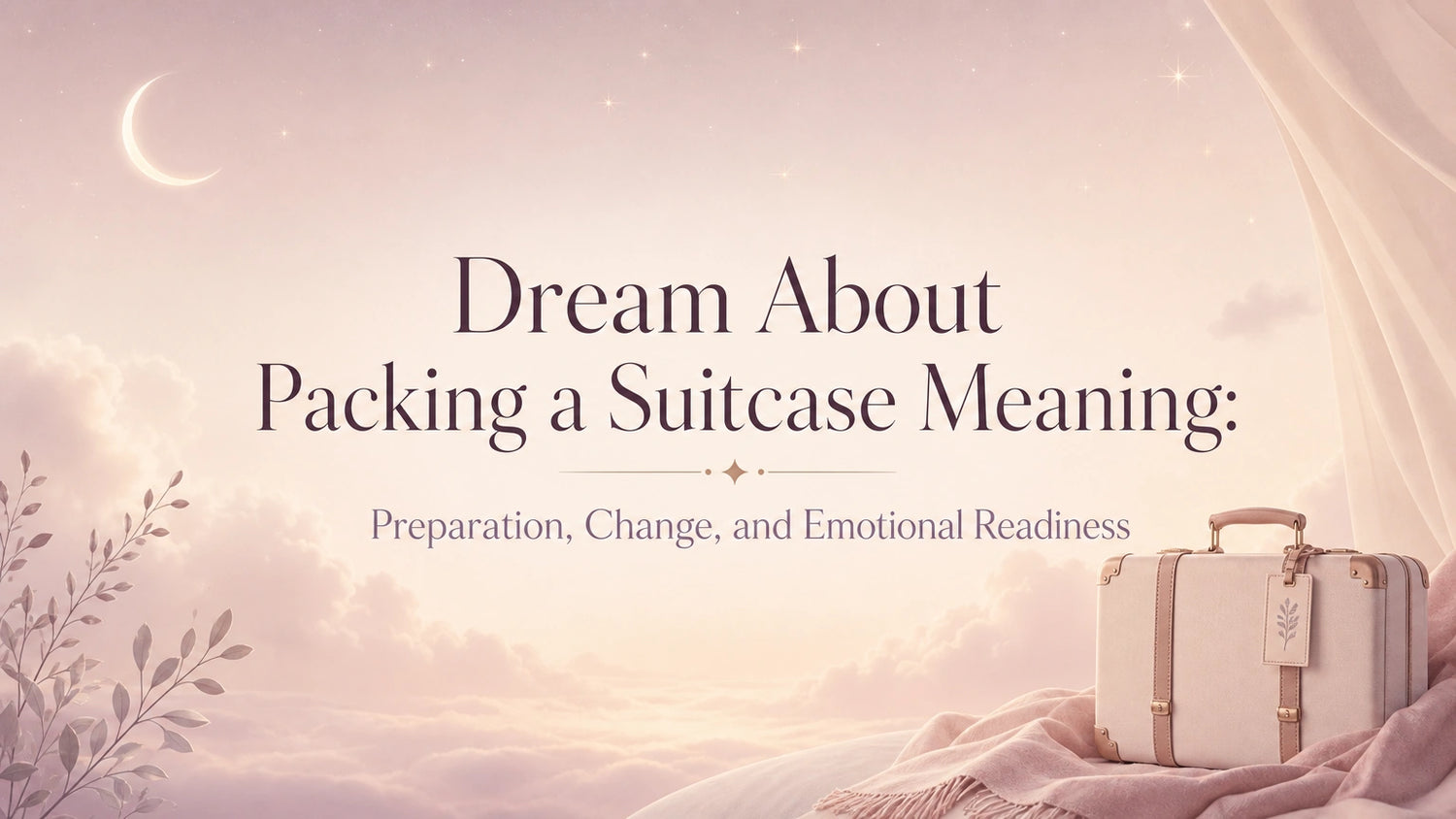 Dream About Packing a Suitcase Meaning: Preparation, Change, and Emotional Readiness