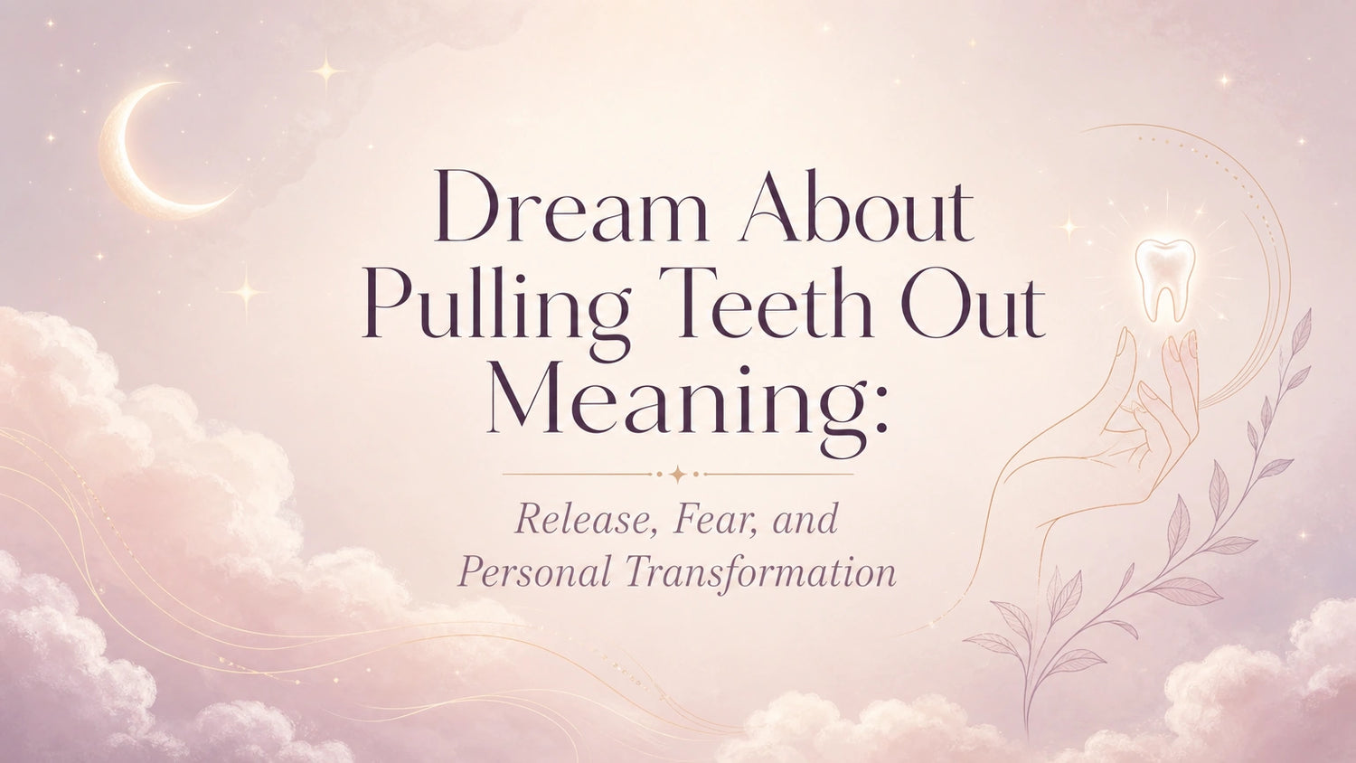 Dream About Pulling Teeth Out Meaning: Release, Fear, and Personal Transformation