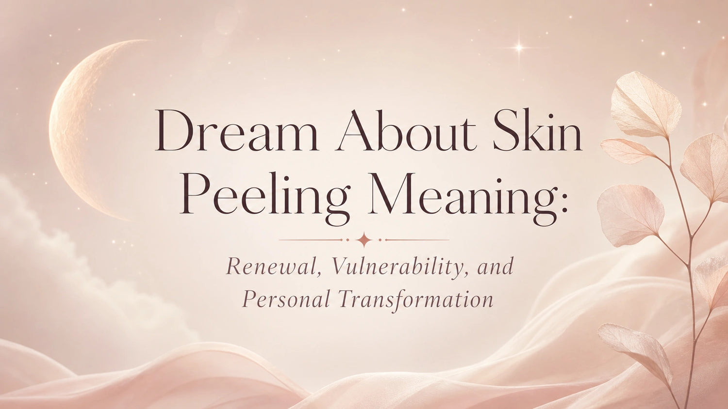 Dream About Skin Peeling Meaning: Renewal, Vulnerability, and Personal Transformation