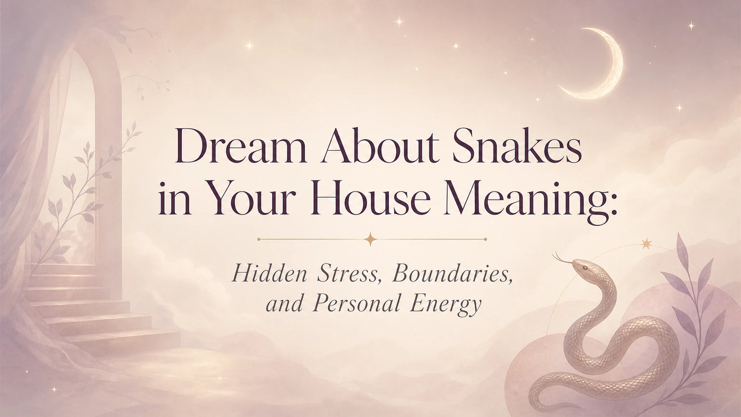 Dream About Snakes in Your House Meaning: Hidden Stress, Boundaries, and Personal Energy