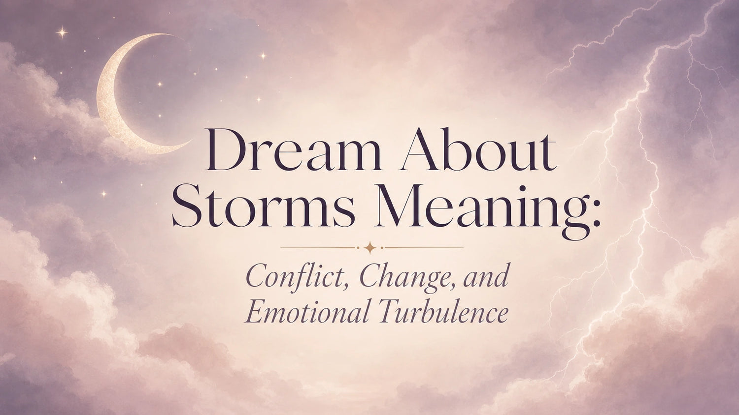 Dream About Storms Meaning: Conflict, Change, and Emotional Turbulence