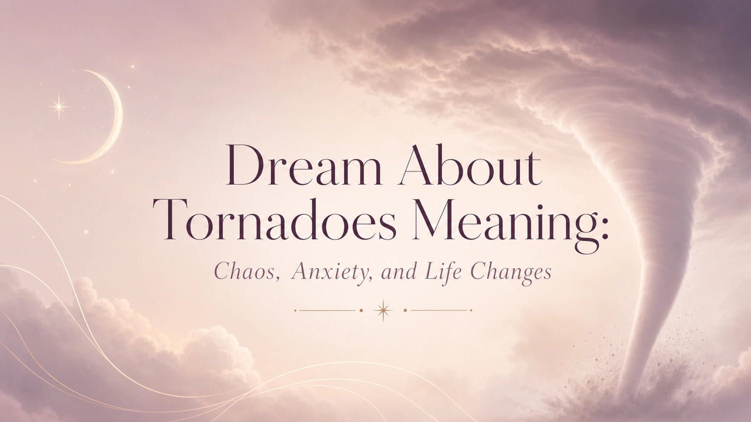Dream About Tornadoes Meaning: Chaos, Anxiety, and Life Changes