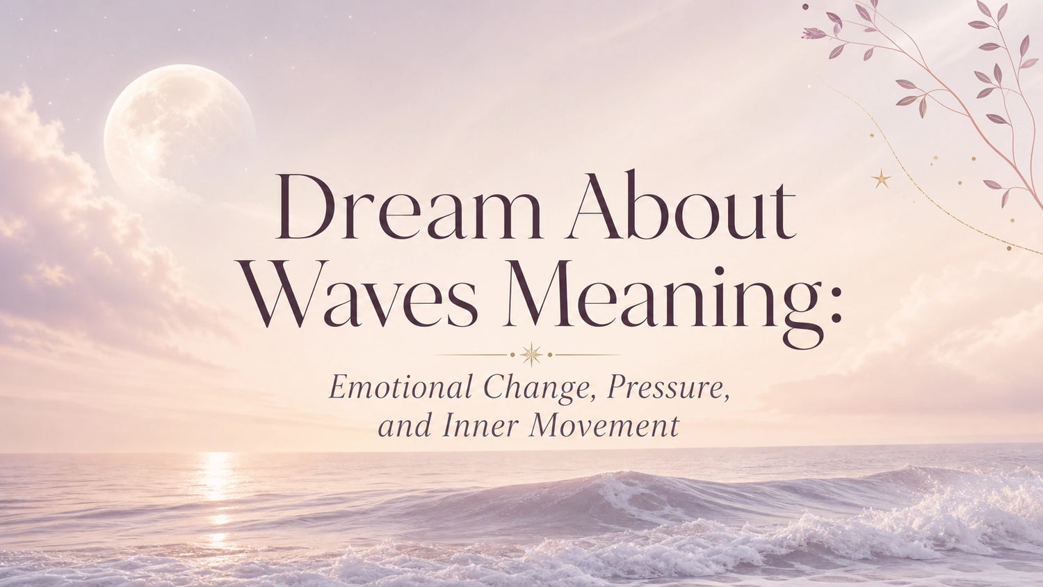 Dream About Waves Meaning: Emotional Change, Pressure, and Inner Movement