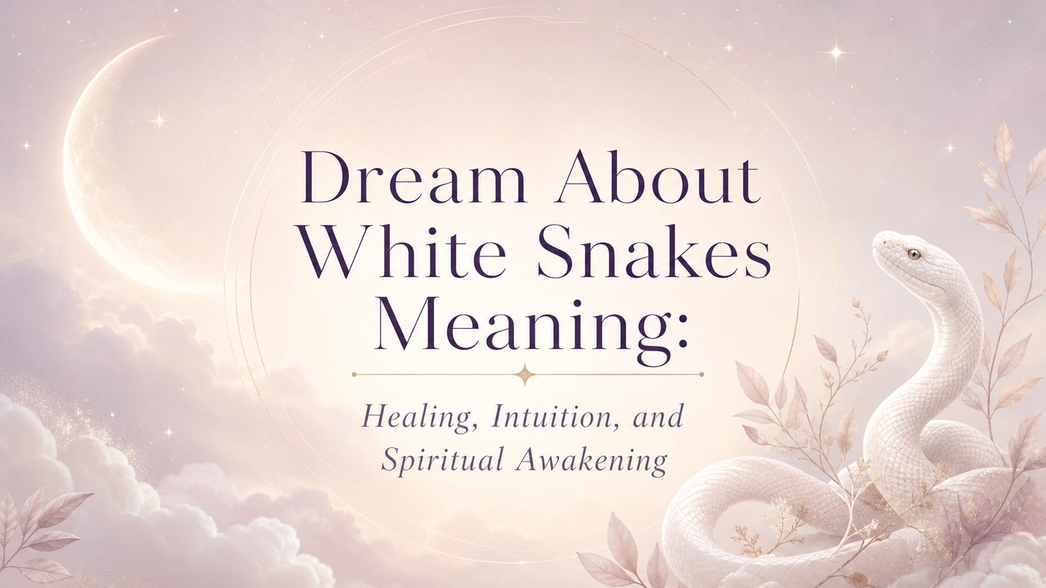 Dream About White Snakes Meaning: Healing, Intuition, and Spiritual Awakening