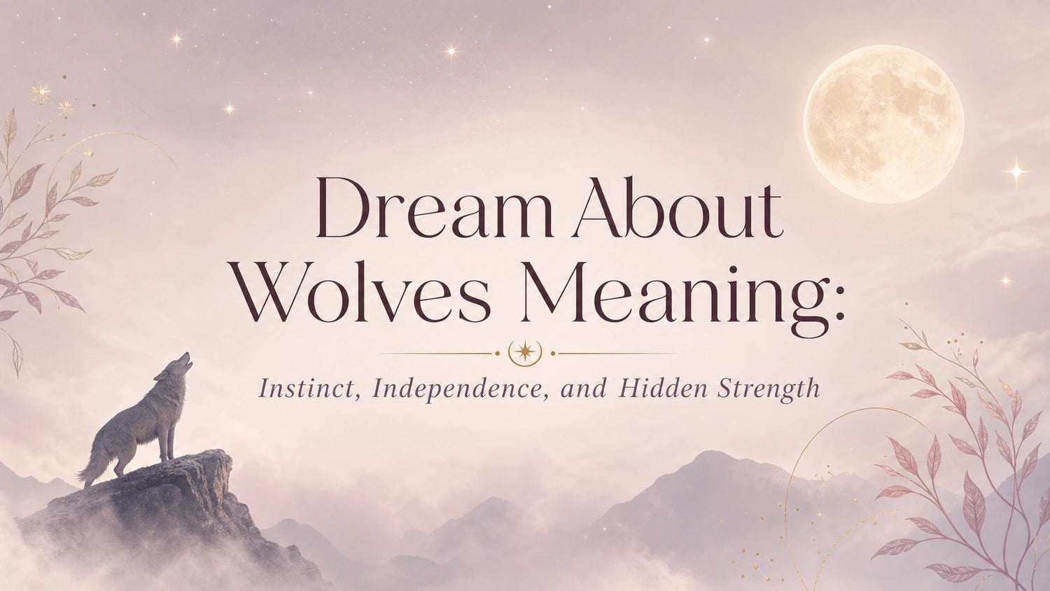 Dream About Wolves Meaning: Instinct, Independence, and Hidden Strength
