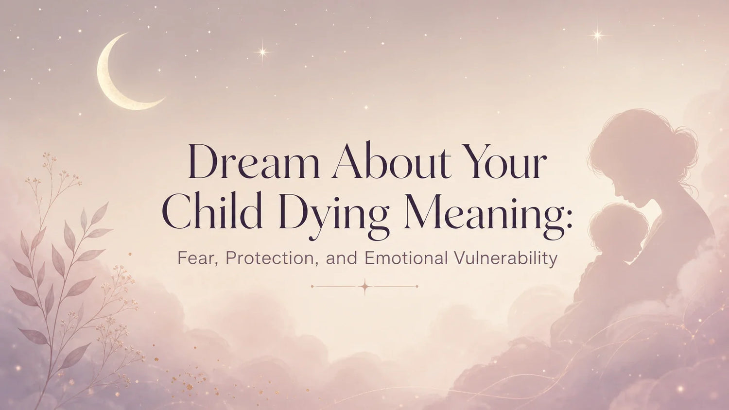 Dream About Your Child Dying Meaning: Fear, Protection, and Emotional Vulnerability