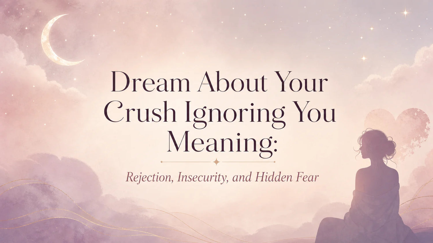 Dream About Your Crush Ignoring You Meaning: Rejection, Insecurity, and Hidden Fear