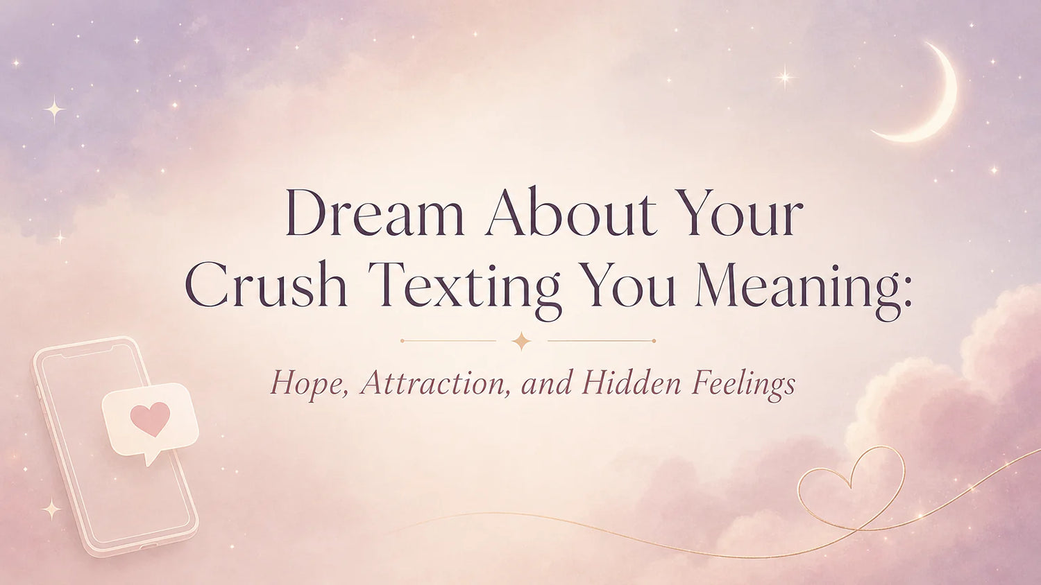 Dream About Your Crush Texting You Meaning: Hope, Attraction, and Hidden Feelings
