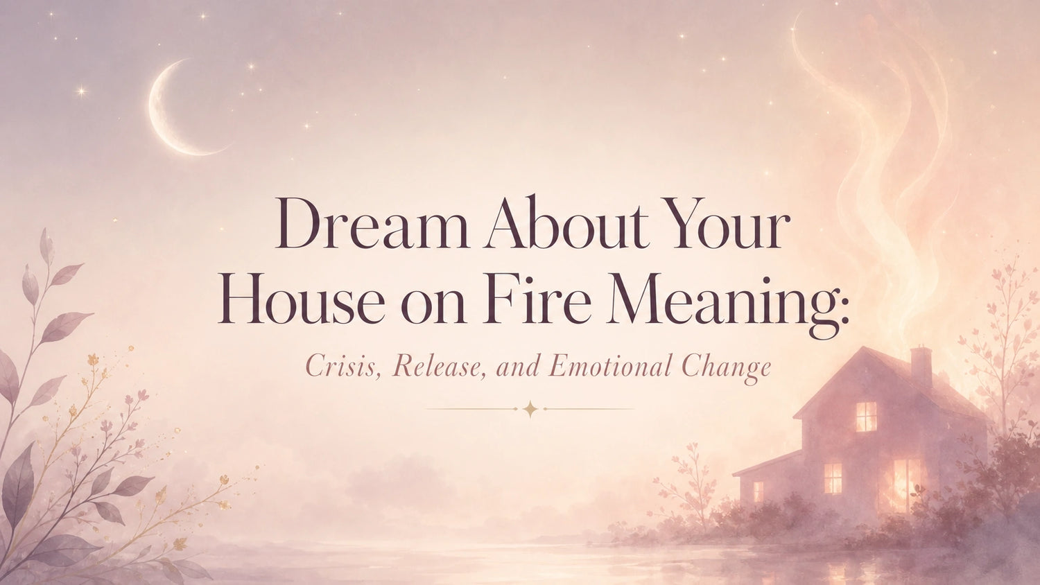 Dream About Your House on Fire Meaning: Crisis, Release, and Emotional Change