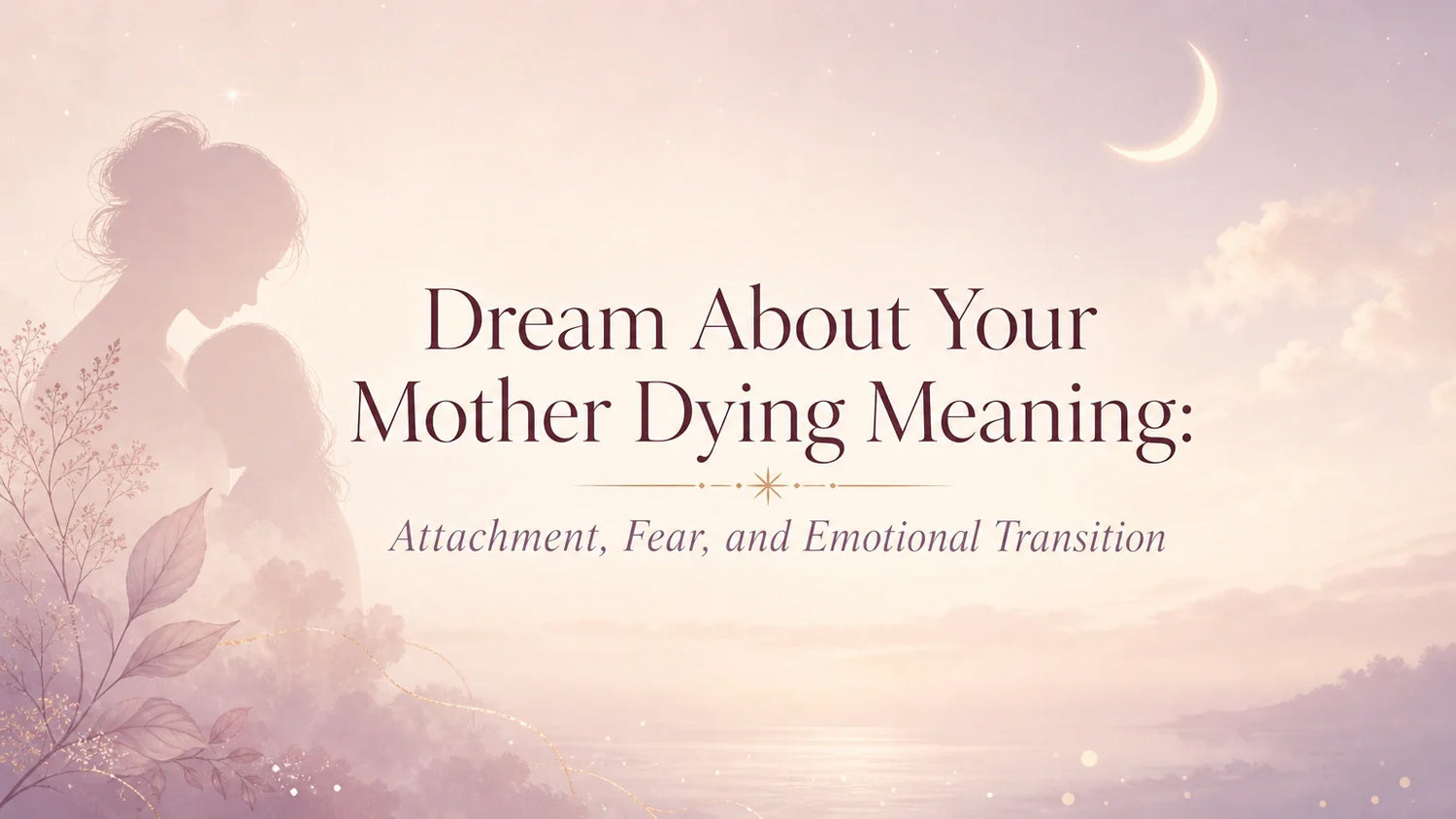Dream About Your Mother Dying Meaning: Attachment, Fear, and Emotional Transition