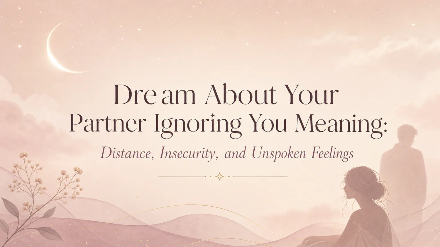 Dream About Your Partner Ignoring You Meaning: Distance, Insecurity, and Unspoken Feelings