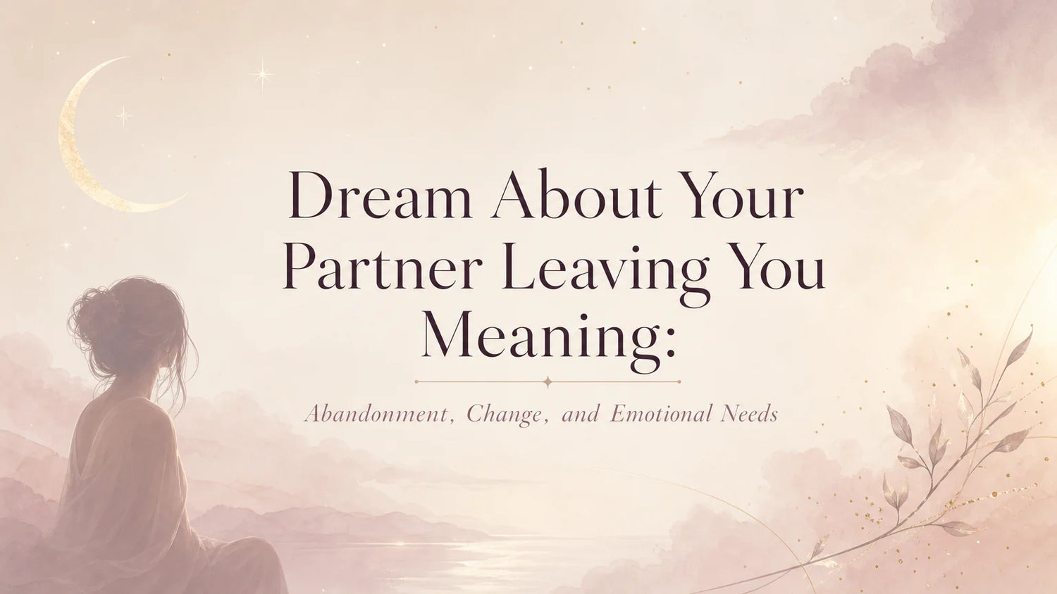 Dream About Your Partner Leaving You Meaning: Abandonment, Change, and Emotional Needs