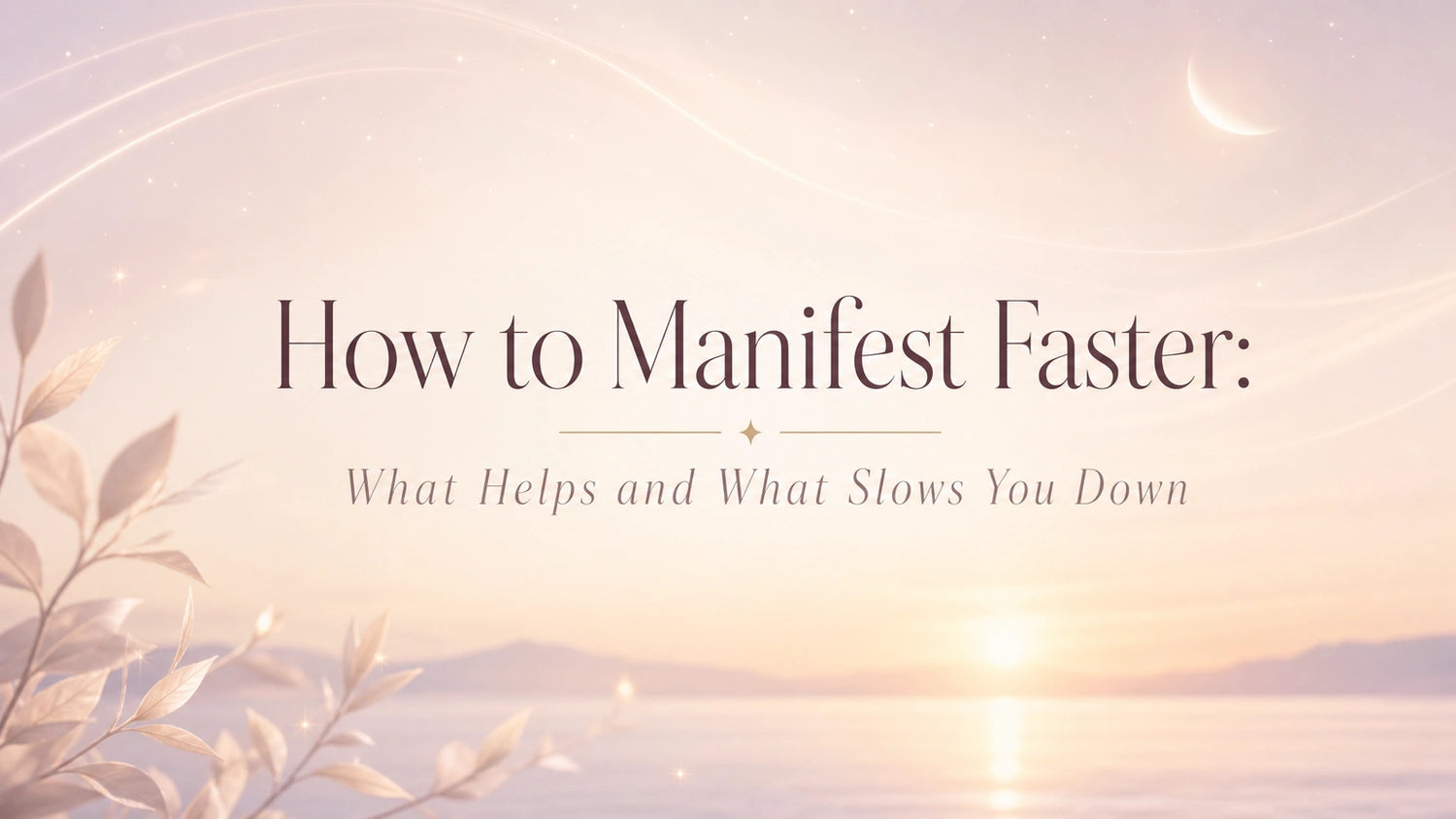 How to Manifest Faster: What Helps and What Slows You Down