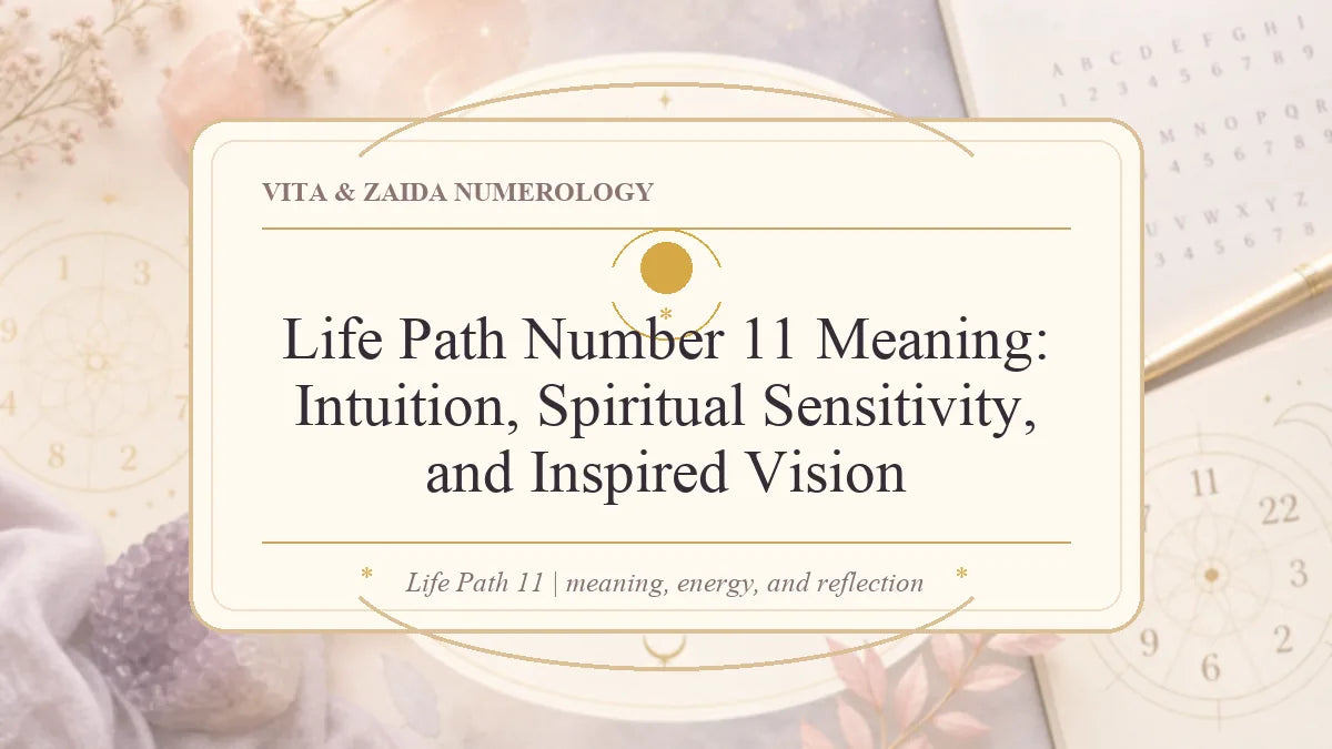 Life Path Number 11 Meaning: Intuition, Spiritual Sensitivity, and Inspired Vision