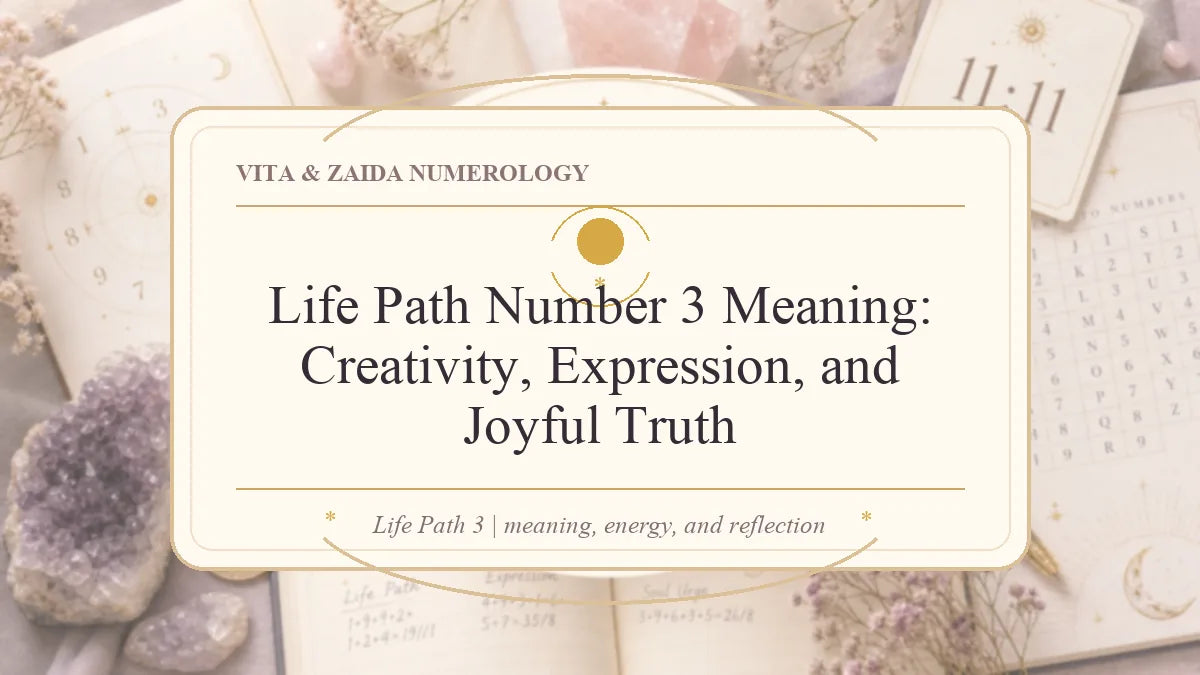 Life Path Number 3 Meaning: Creativity, Expression, and Joyful Truth
