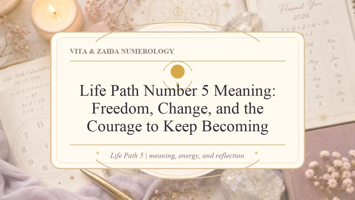 Life Path Number 5 Meaning: Freedom, Change, and the Courage to Keep Becoming