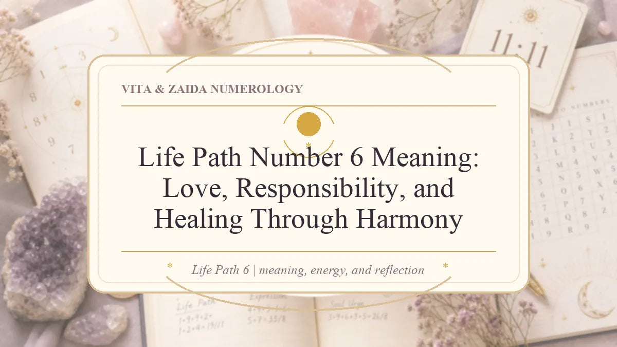 Life Path Number 6 Meaning: Love, Responsibility, and Healing Through Harmony