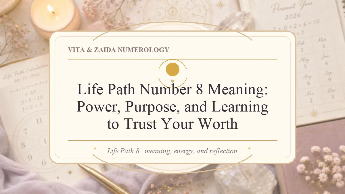 Life Path Number 8 Meaning: Power, Purpose, and Learning to Trust Your Worth