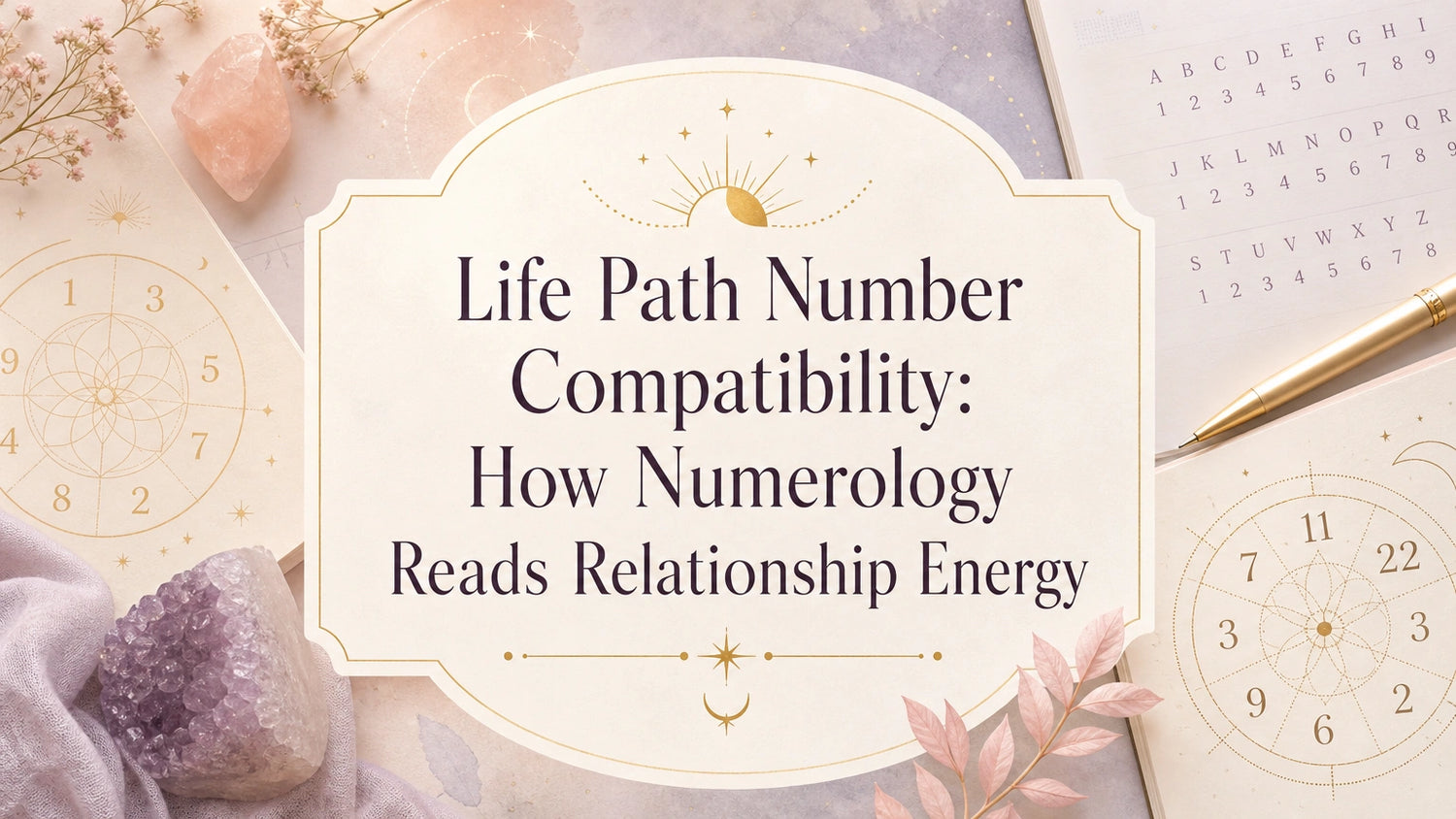 Life path number compatibility numerology chart for relationship energy and spiritual connection