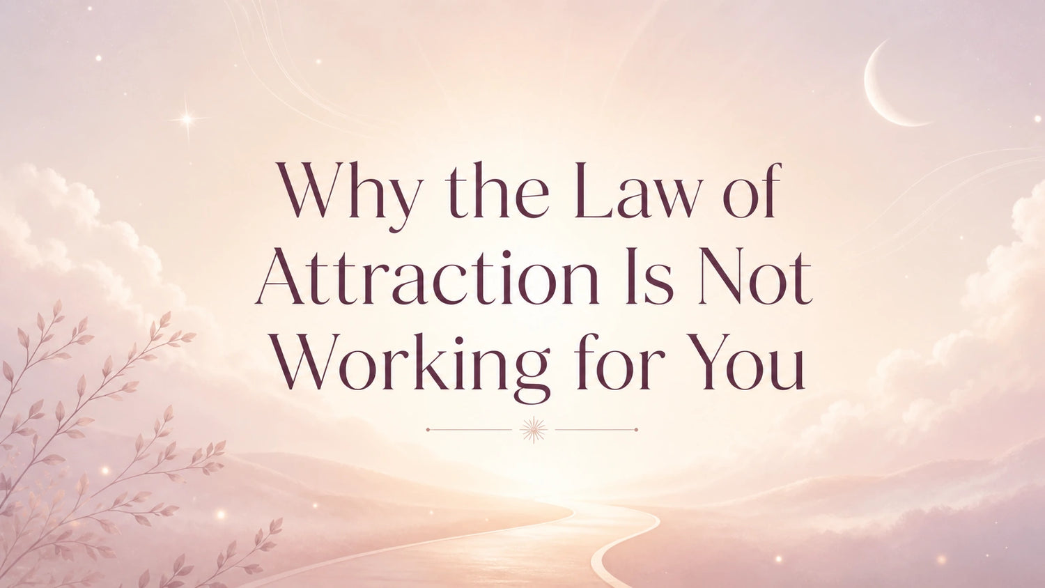 Why the Law of Attraction Is Not Working for You